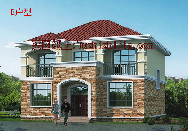 農(nóng)村自建20萬二層小樓圖，看著舒心，住著舒服！