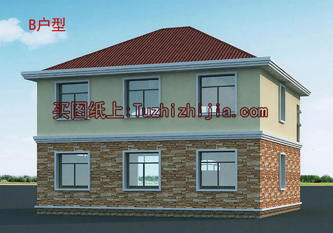 農(nóng)村自建20萬二層小樓圖，看著舒心，住著舒服！