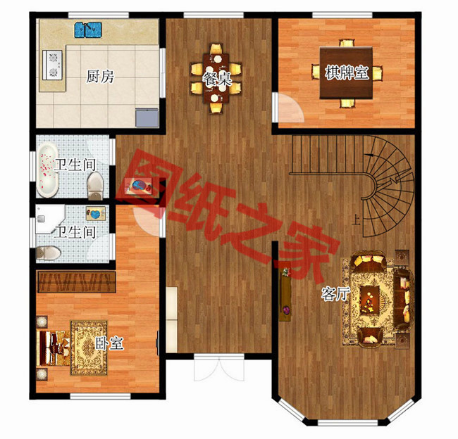 農(nóng)村自建20萬二層小樓圖，看著舒心，住著舒服！