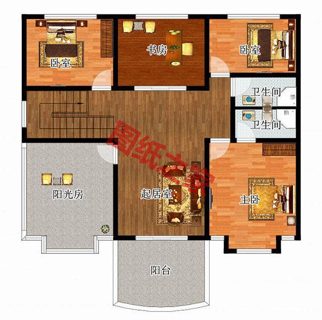 農(nóng)村自建20萬二層小樓圖，看著舒心，住著舒服！