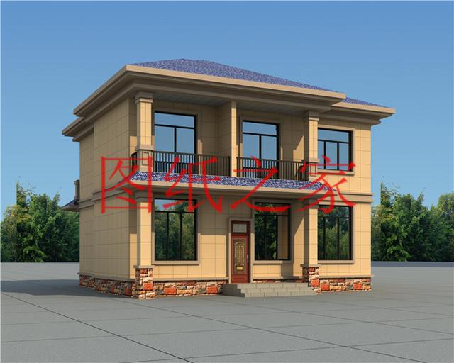 占地130平米左右的農(nóng)村二層別墅，造價只要25萬，經(jīng)濟又實惠！