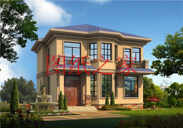 占地130平米左右的農(nóng)村二層別墅，造價只要25萬，經(jīng)濟又實惠！