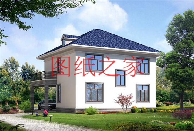 占地130平米左右的農(nóng)村二層別墅，造價只要25萬，經(jīng)濟又實惠！