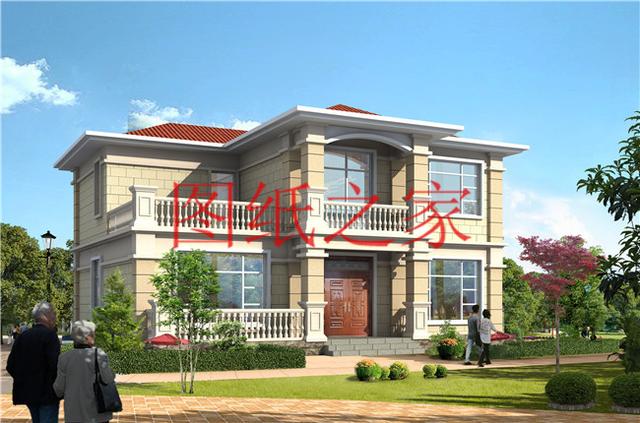 占地130平米左右的農(nóng)村二層別墅，造價只要25萬，經(jīng)濟又實惠！