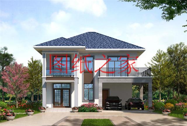 占地130平米左右的農(nóng)村二層別墅，造價只要25萬，經(jīng)濟又實惠！