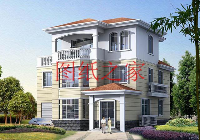 12X12米農(nóng)村三層別墅，經(jīng)典大氣又實(shí)用，這樣的設(shè)計(jì)你喜歡嗎？