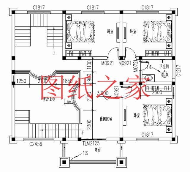 12X12米農(nóng)村三層別墅，經(jīng)典大氣又實(shí)用，這樣的設(shè)計(jì)你喜歡嗎？