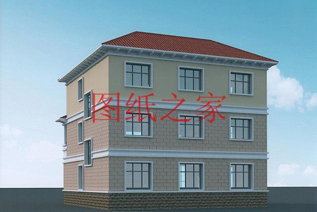 12X12米農(nóng)村三層別墅，經(jīng)典大氣又實(shí)用，這樣的設(shè)計(jì)你喜歡嗎？