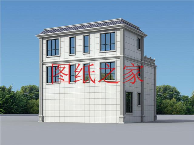 12X12米農(nóng)村三層別墅，經(jīng)典大氣又實(shí)用，這樣的設(shè)計(jì)你喜歡嗎？