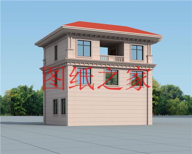 120平米的農村三層別墅，造價30萬左右，喜歡就帶回家建房吧！