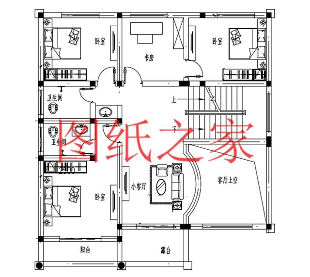 120平米的農村三層別墅，造價30萬左右，喜歡就帶回家建房吧！
