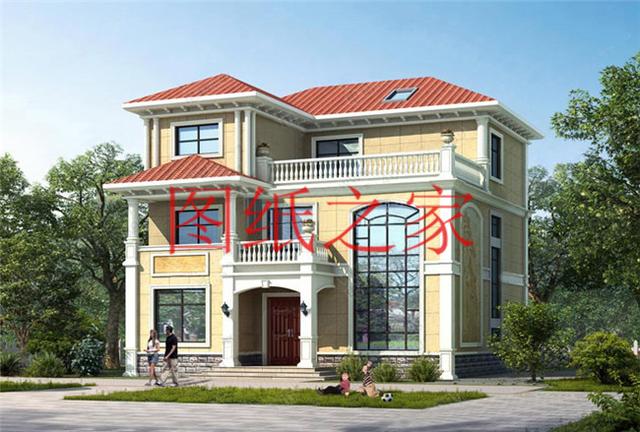 120平米的農村三層別墅，造價30萬左右，喜歡就帶回家建房吧！