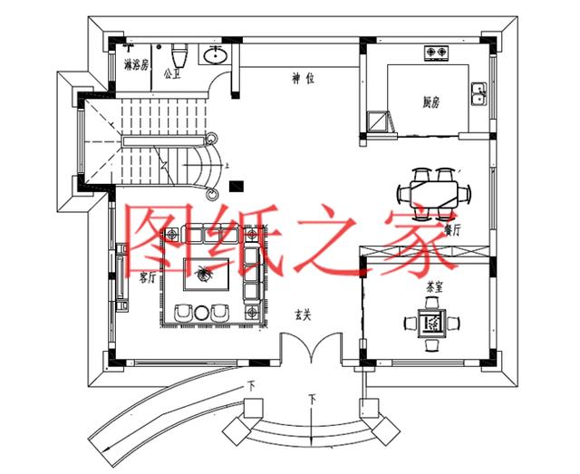 120平米的農村三層別墅，造價30萬左右，喜歡就帶回家建房吧！