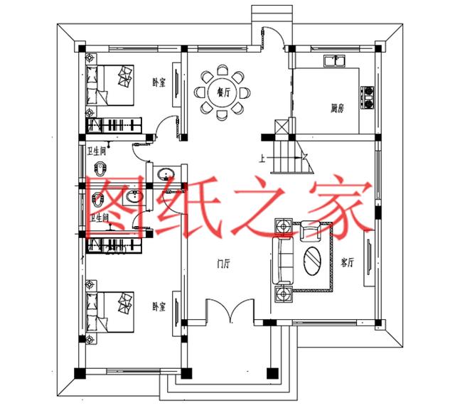 120平米的農村三層別墅，造價30萬左右，喜歡就帶回家建房吧！