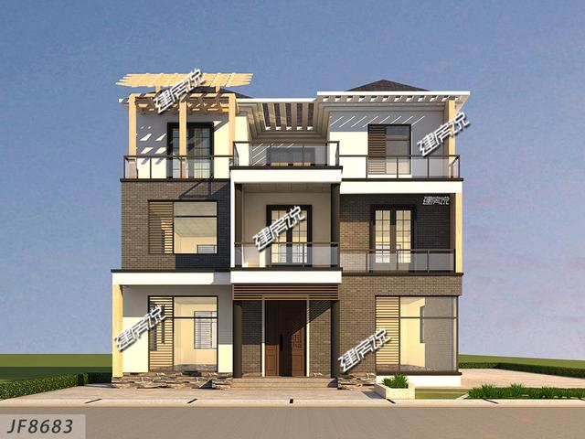 現代風農村自建小別墅，漂亮的不像實力派，非常受年輕人喜愛！