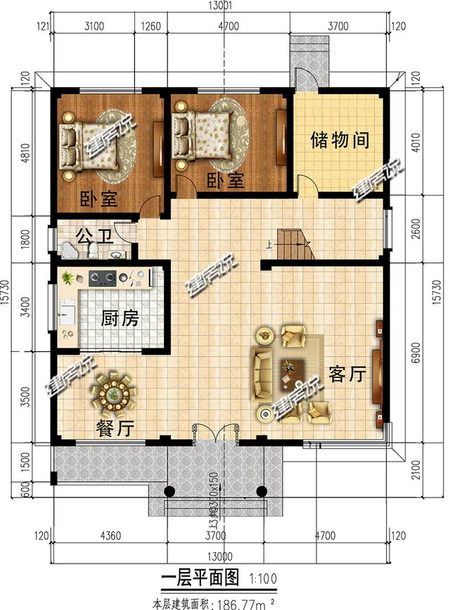 現代風農村自建小別墅，漂亮的不像實力派，非常受年輕人喜愛！