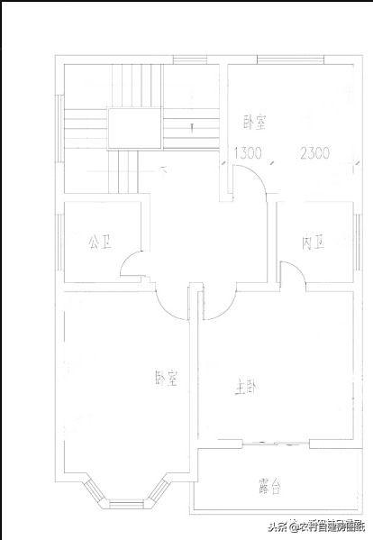 開間很小的二層別墅照樣能美翻天，28萬(wàn)建成主體！