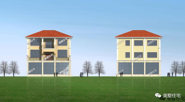 宅基地靠近馬路，不如在一層建個(gè)商鋪，不僅能賺錢還漂亮體面