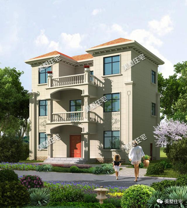 100平米左右的小戶型農(nóng)村自建房，美觀大方，造價低