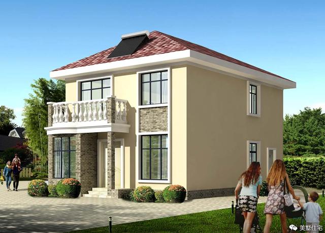 100平米左右的小戶型農(nóng)村自建房，美觀大方，造價低