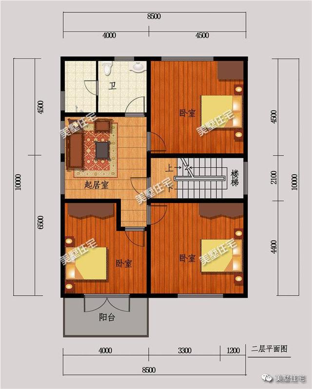 100平米左右的小戶型農(nóng)村自建房，美觀大方，造價低