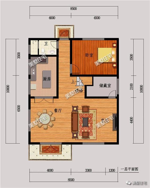 100平米左右的小戶型農(nóng)村自建房，美觀大方，造價低