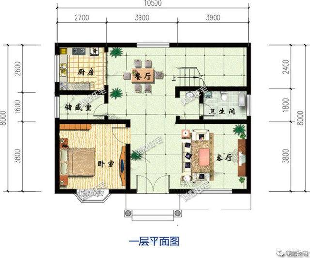 100平米左右的小戶型農(nóng)村自建房，美觀大方，造價低