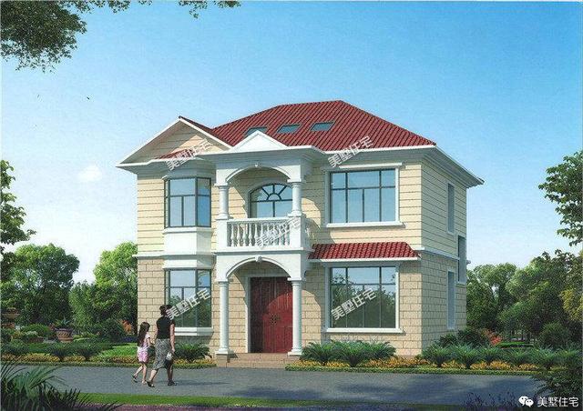 100平米左右的小戶型農(nóng)村自建房，美觀大方，造價低