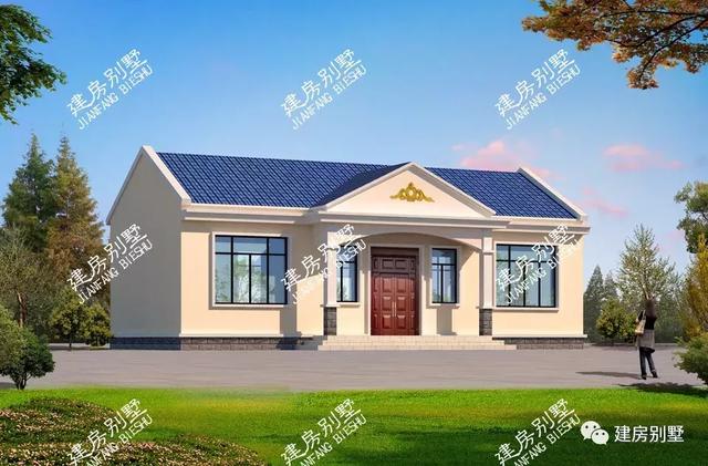 兩套一層自建房圖紙，分別建在南方和北方，第二棟建好15萬入住