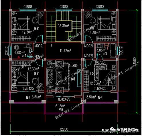 3款二層農(nóng)村小別墅設(shè)計(jì)方案，5、6間臥室，再也不用糾結(jié)建三層了