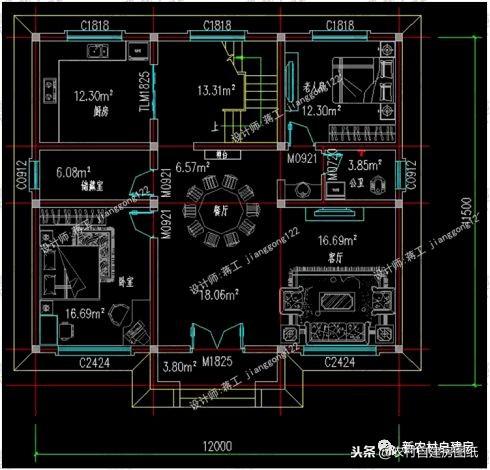 3款二層農(nóng)村小別墅設(shè)計(jì)方案，5、6間臥室，再也不用糾結(jié)建三層了