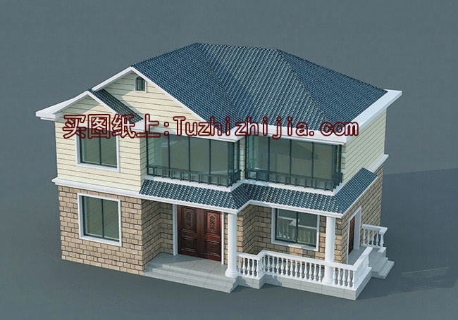 12x10米農(nóng)村建房圖紙，120平二層小洋樓設(shè)計(jì)圖