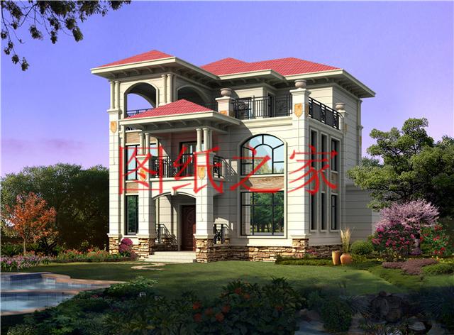 現(xiàn)代風(fēng)三層別墅設(shè)計(jì)圖，13X14米、14X13米的戶型非常接地氣！