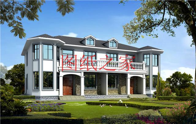 三套單戶占地110平米的雙拼別墅，建成后兄弟倆絕對面子十足！