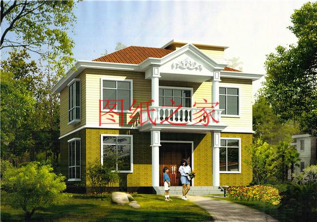 4套100平米左右的二層別墅，美觀大氣、方正實用，大家都喜歡！