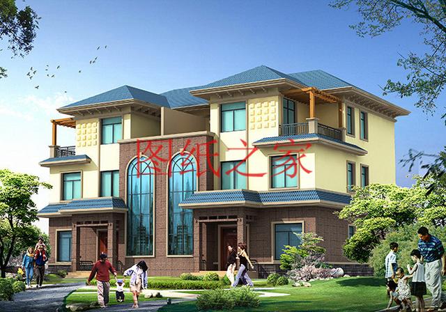 推薦6套三層農村雙拼別墅，比獨棟別墅更加大氣實惠！