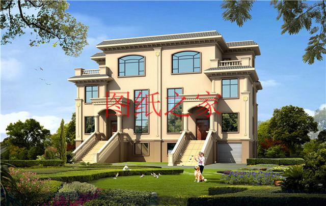 推薦6套三層農村雙拼別墅，比獨棟別墅更加大氣實惠！