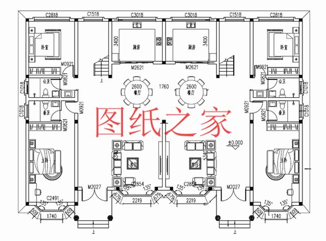 推薦6套三層農村雙拼別墅，比獨棟別墅更加大氣實惠！