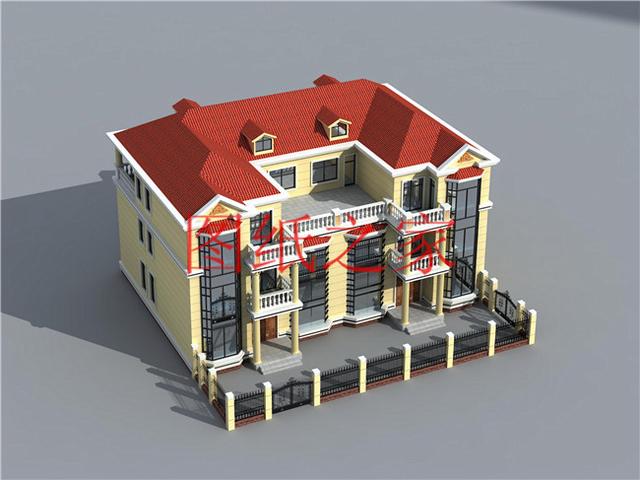 推薦6套三層農村雙拼別墅，比獨棟別墅更加大氣實惠！