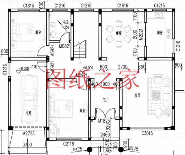 尺寸相反的農村三層別墅，11X14、14X11米，來看看他們的區(qū)別！