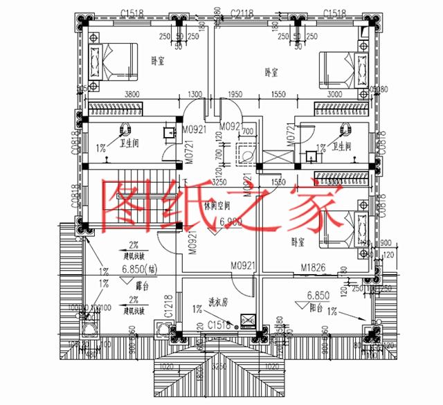 尺寸相反的農村三層別墅，11X14、14X11米，來看看他們的區(qū)別！