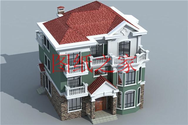 12X13米三層別墅戶型設(shè)計(jì)，功能性強(qiáng)，符合現(xiàn)代人的生活需求