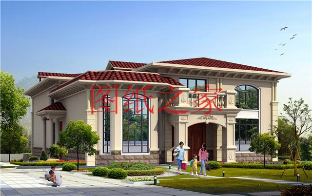 時(shí)尚大氣又溫馨實(shí)用的農(nóng)村二層別墅設(shè)計(jì)，非常適合農(nóng)村修建！