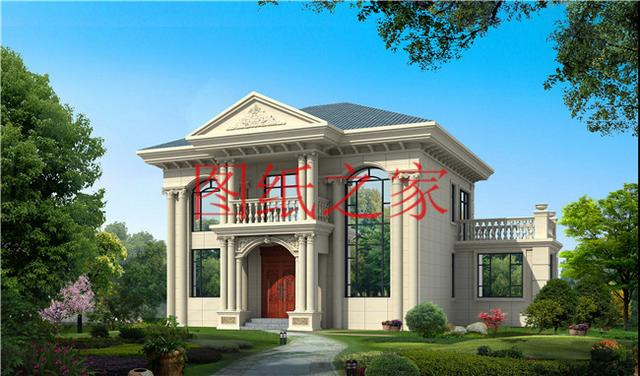 時(shí)尚大氣又溫馨實(shí)用的農(nóng)村二層別墅設(shè)計(jì)，非常適合農(nóng)村修建！