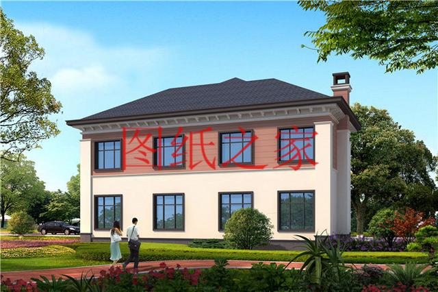 時(shí)尚大氣又溫馨實(shí)用的農(nóng)村二層別墅設(shè)計(jì)，非常適合農(nóng)村修建！