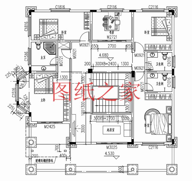 農(nóng)村自建獨(dú)棟二層別墅，方正大戶(hù)型，實(shí)用又奢華！