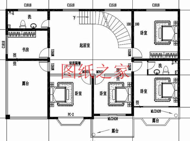 進(jìn)深不到10米的170平米二層別墅，你覺得漂亮嗎，一起來看看！