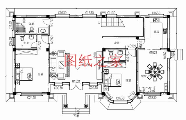 進(jìn)深不到10米的170平米二層別墅，你覺得漂亮嗎，一起來看看！