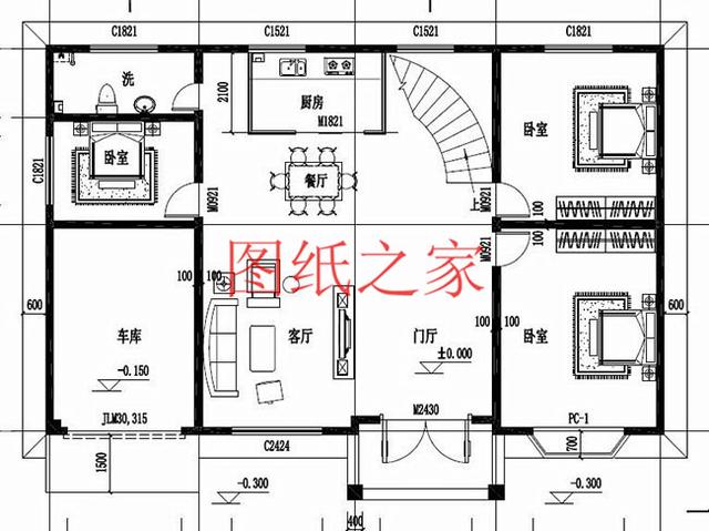 進(jìn)深不到10米的170平米二層別墅，你覺得漂亮嗎，一起來看看！