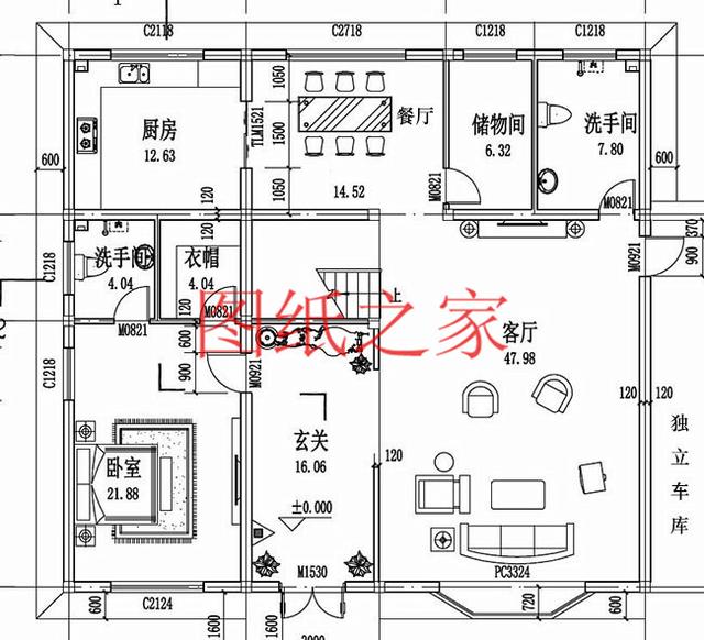 13X12米、12X13米兩種尺寸的二層別墅，快把宅基地利用起來吧！